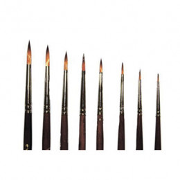 Пензель круглий 1121 Живопис Трек, №0