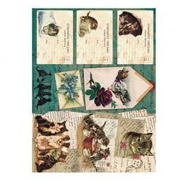 №12 Декупажна карта на рисовому папері Cadence Rice Paper Decoupage, А4