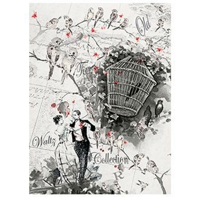 №137 Декупажная карта на рисовой бумаге Cadence Rice Paper Decoupage, А3