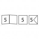 Заготовка для открытки квадратная, 13,5х13,5см/ - #11 Светло-желтый