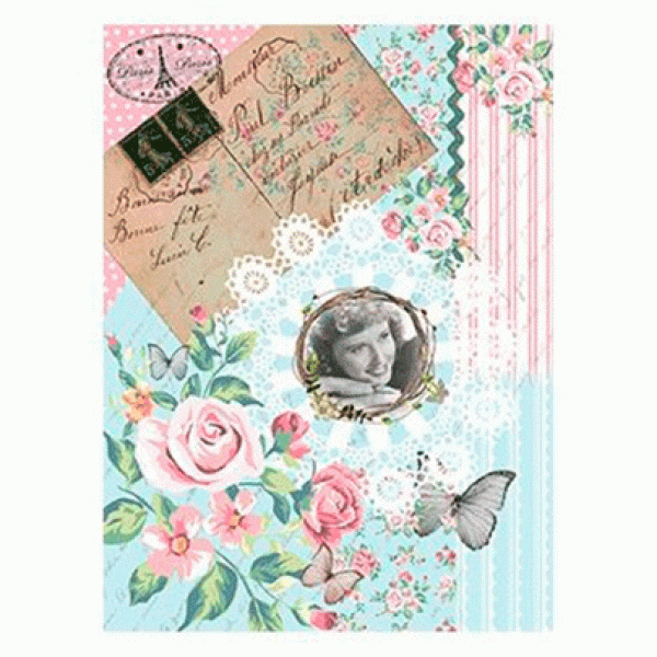 №145 Декупажна карта на рисовому папері Cadence Rice Paper Decoupage, А4