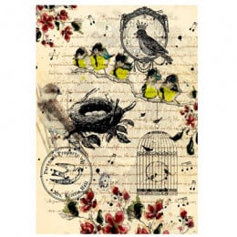 №147 Декупажна карта на рисовому папері Cadence Rice Paper Decoupage, А4