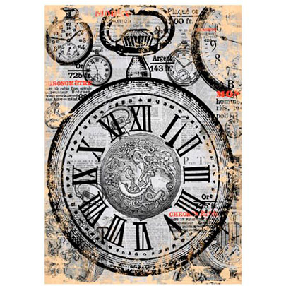 №148 Декупажная карта на рисовой бумаге Cadence Rice Paper Decoupage, А4