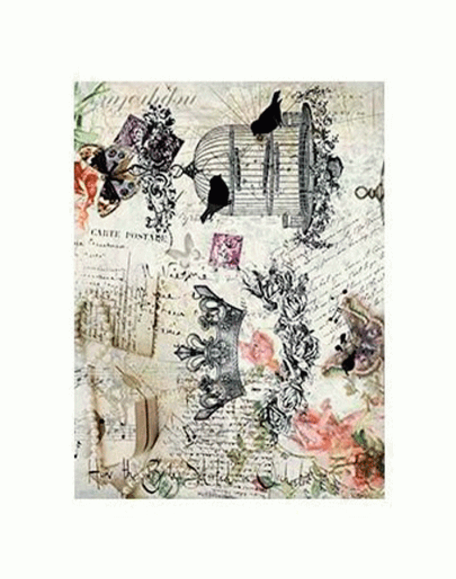 №154 декупажних карта на рисовому папері Cadence Rice Paper Decoupage, А4