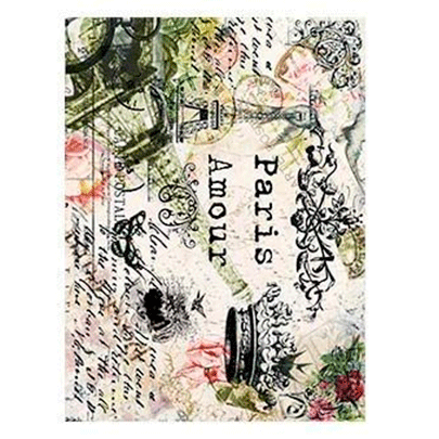 №158 Декупажная карта на рисовой бумаге Cadence Rice Paper Decoupage, А3