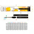 Кисть из синтетического ворса акварельная, круглая, серия 1593TP, Water colour brush