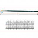 Кисть из синтетического ворса для масла и акрила, серия 1670 Nova Robnds