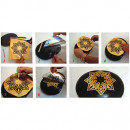 Натирки серебро Cadence Rub On Transfers Silver, 17х25 см, V-035