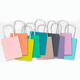 Паперовий крафт пакет Folia Paper Bags, кольорові