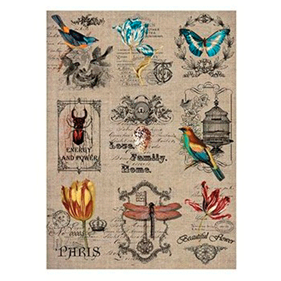 №217 декупажних карта на рисовому папері Cadence Rice Paper Decoupage, А4