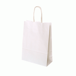 Паперовий крафт пакет Folia Paper Bags, білий
