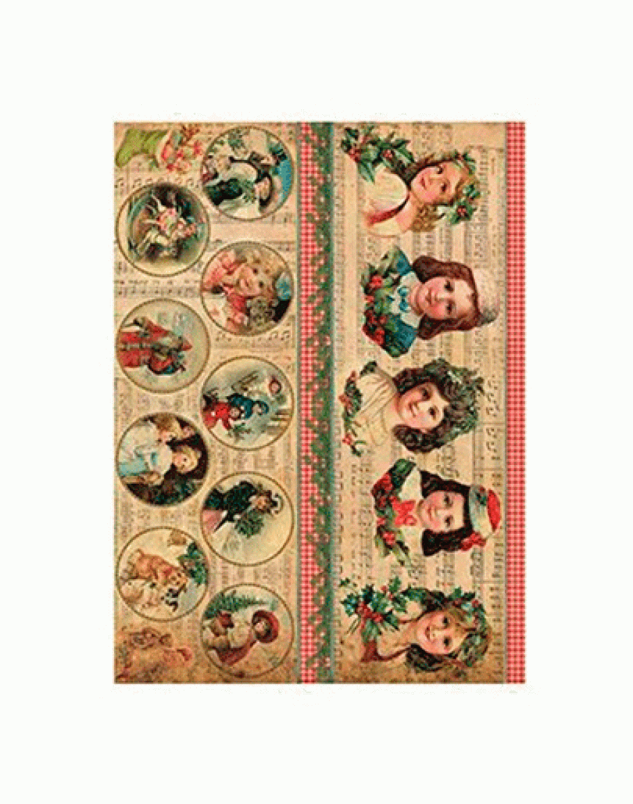 №227 декупажних карта на рисовому папері Cadence Rice Paper Decoupage, А4