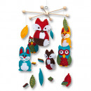 Набор для создания мобилей Decorative Diy Mobiles Owls, звери