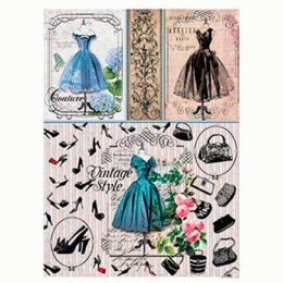 №232 Декупажная карта на рисовой бумаге Cadence Rice Paper Decoupage, А3