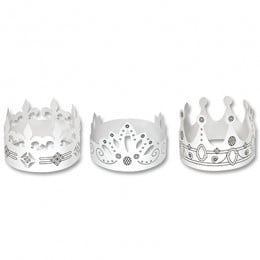 Набор детских корон для декора Children's Crowns, 6 шт.