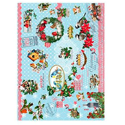 №257 декупажних карта на рисовому папері Cadence Rice Paper Decoupage, А4