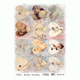 №404 Декупажная карта на рисовой бумаге Cadence Rice Paper Decoupage, А3