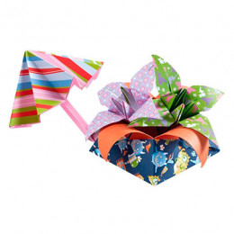 Набір паперу для орігамі Folia "Kids", 15х15 см, 80 гр., 50 аркушів