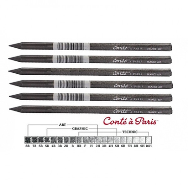 Карандаш цельнографитный Conte Graphite leads, HB