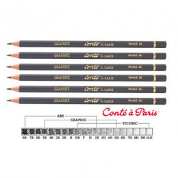 Карандаш чернографитный Conte Black lead pencil, Graphite, 2B