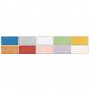 Набор бумаги Folia Creative Card Linen metallic, 23х33 см, Лен металлик, 10 листов