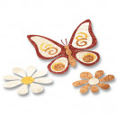 Набор бумаги Folia Creative Card Marguerite metallic, 23х33 см, Маргаритки металлик, 10 листов