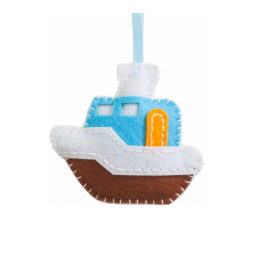 Набор из фетра для пошива мини фигурки, Folia "Mini felt sewing sets", Паром