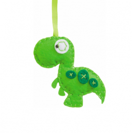 Набор из фетра для пошива мини фигурки, Folia "Mini felt sewing sets", Динозавр