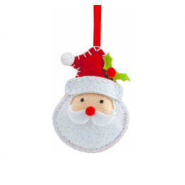 Набор из фетра для пошива мини фигурки, Folia "Mini felt sewing sets", Санта