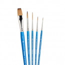 Набор кистей из синтетического ворса Winsor Ser. Cotman Brushes 5.2, 5шт
