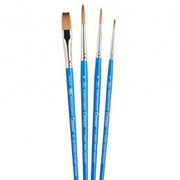 Набір пензлів з синтетичного ворсу Winsor Ser. Cotman Brushes 4.1, 4 шт