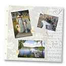 Заготовка альбома Folia Ring Binders, 36.5x32.5смх4, белый