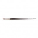 Пензель синтетичний, круглий для масла і акрилу, серія 7785, Red-brown synthetic, №8