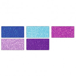 Набір картону з блискітками Folia Glitter Board 300г, Ice