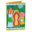 Набор картона с блестками Folia Glitter Board 300г, Oriental