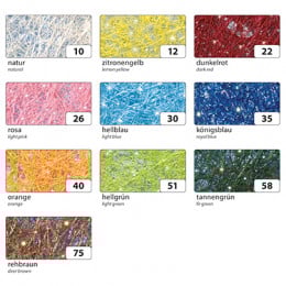 Сизаль с глітером в рулоні Folia Sisal rolls with Glitter, №22 Бордовий, 135 гр, 0,45x2 м