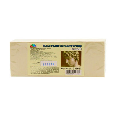 Пластилин скульптурный, 400 гр./ - Телесный