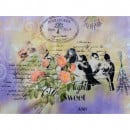 Матова фарба для тканини Cadence Style Matt Fabric Paint, 59 мл, коралово-червона