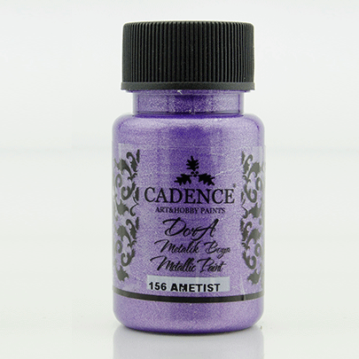 Акриловая краска Cadence Dora Metallic Paint, 50 мл, Аметист
