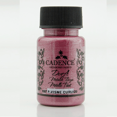 Акриловая краска Cadence Dora Metallic Paint, 50 мл, Бордо