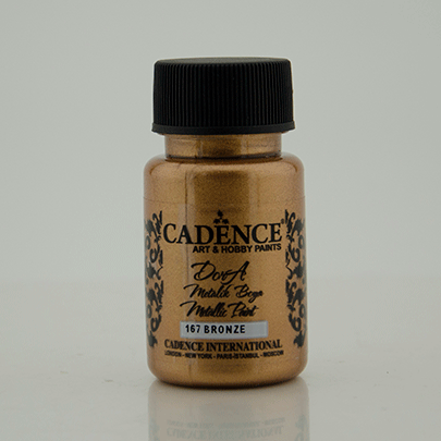 Акриловая краска Cadence Dora Metallic Paint, 50 мл, Бронза