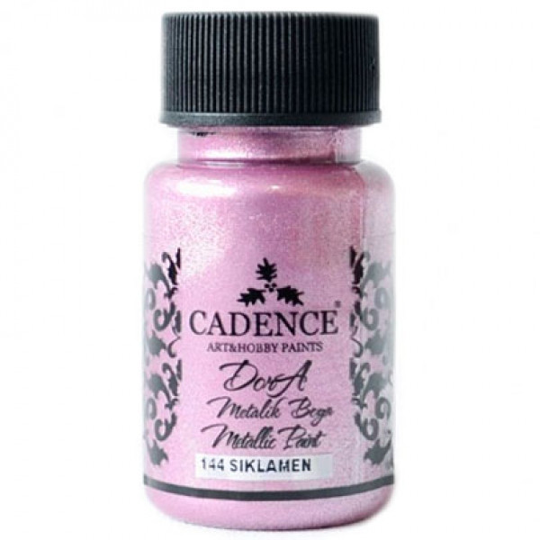 Акриловая краска металлик №144 Цикламен 50 мл, Cadence Dora Metallic Paint