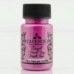 Акриловая краска металлик №155 Фуксия 50 мл, Cadence Dora Metallic Paint