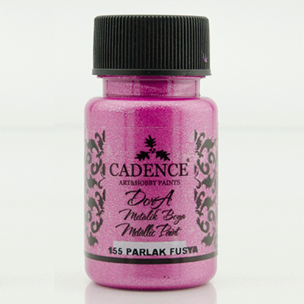 Акриловая краска металлик №155 Фуксия 50 мл, Cadence Dora Metallic Paint