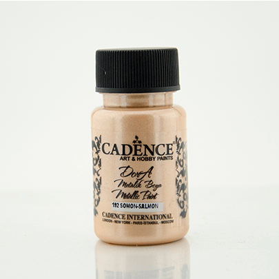 Акриловая краска Cadence Dora Metallic Paint, 50 мл, Лососевый
