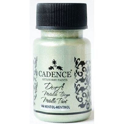 Акриловая краска Cadence Dora Metallic Paint, 50 мл, ментол