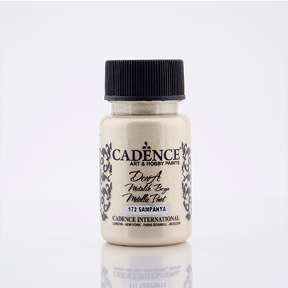 Акриловая краска Cadence Dora Metallic Paint, 50 мл, Шампань