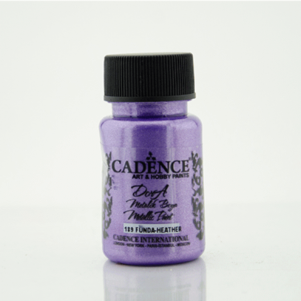 Акриловая краска металлик №189 Верес 50 мл, Cadence Dora Metallic Paint