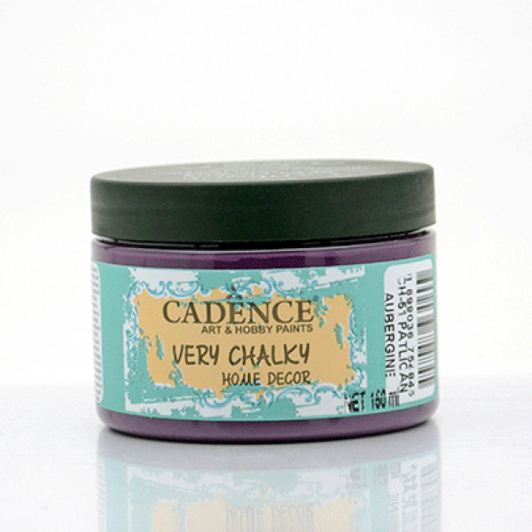 Вінтажна акриловая фарба Cadence Very Chalky Home Decor, №51 Баклажановий, 150 мл