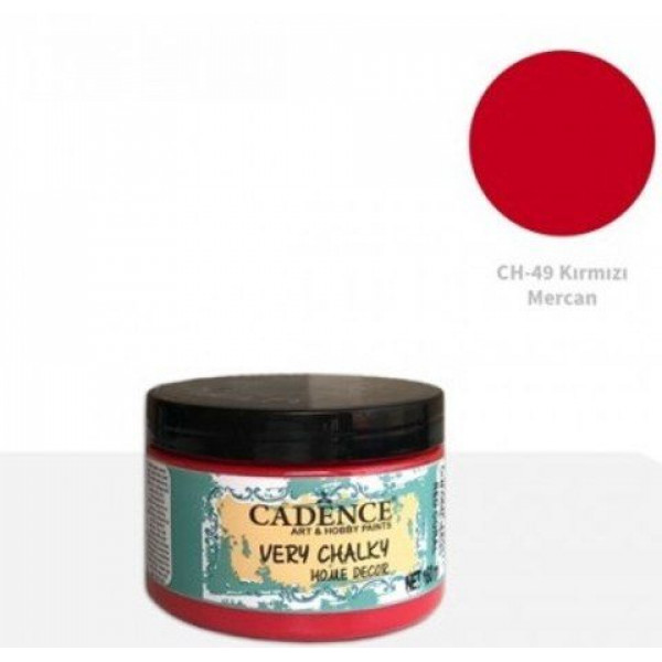 Вінтажна акриловая фарба Cadence Very Chalky Home Decor, №49 Кораловий, 150 мл